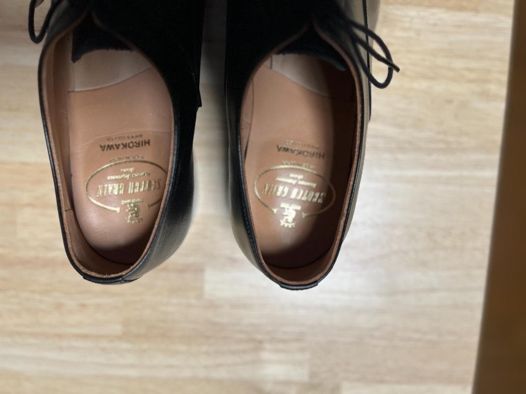 スコッチグレイン 　 ブラックドレスシューズ　27.0cm 3E