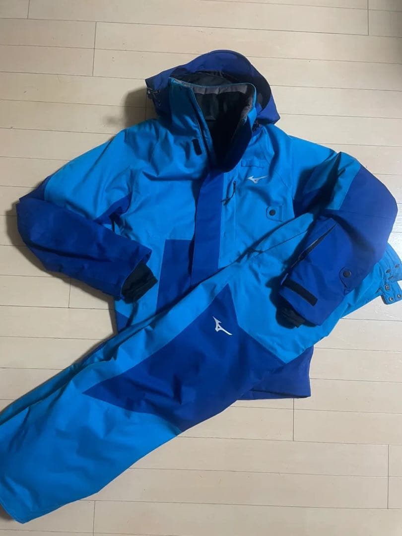 ミズノスキーウェア 青色