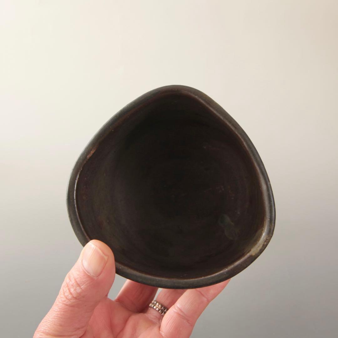 黒織部 筒茶碗 古美術 復興織部 茶道具 茶碗 織部 古道具 アンティーク