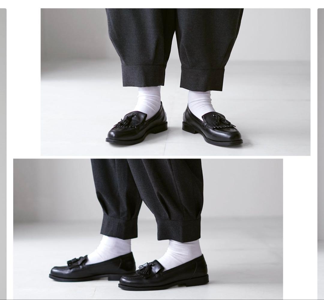 mizuiro ind（ミズイロインド） タック ヘムパンツ