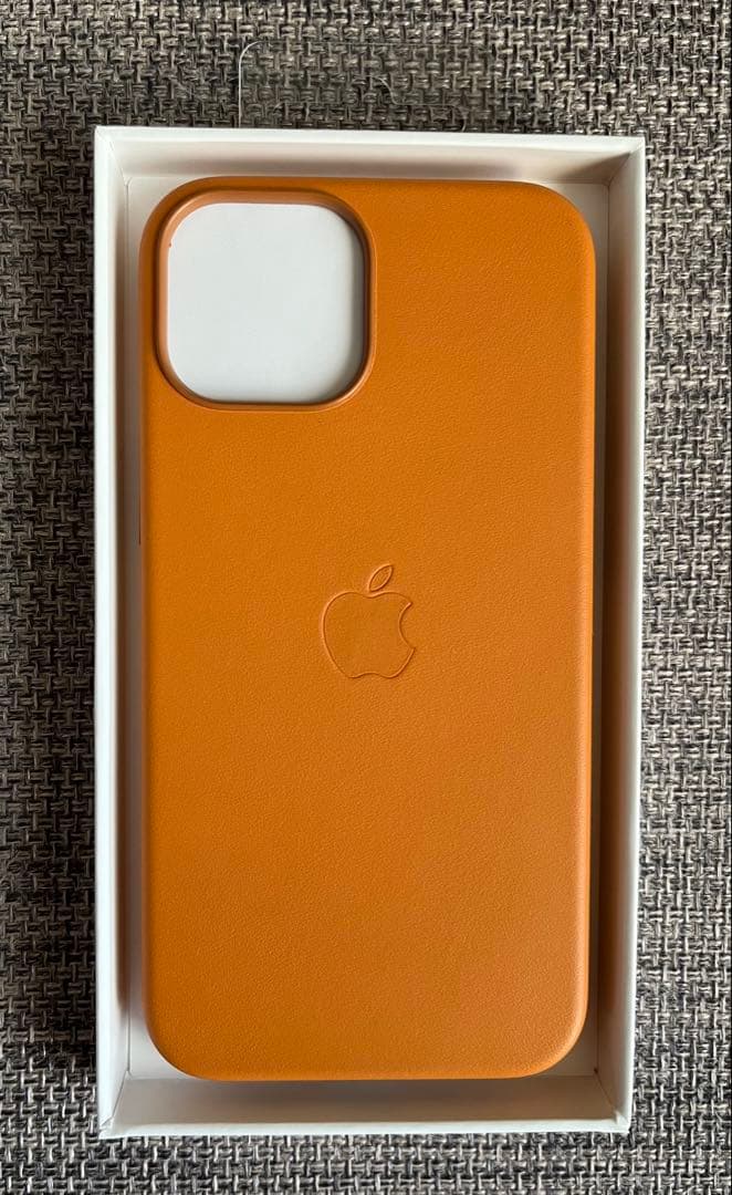 【純正】アップル iPhone13miniレザーケース ゴールデンブラウン