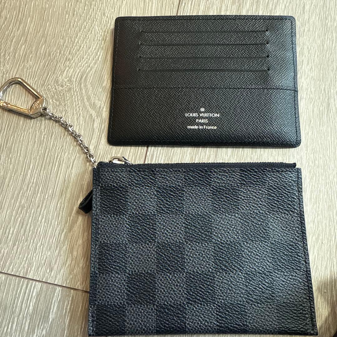 じ*う様 正規品　LOUIS VUITTON ダミエ ウォレットチェーン ブラッ