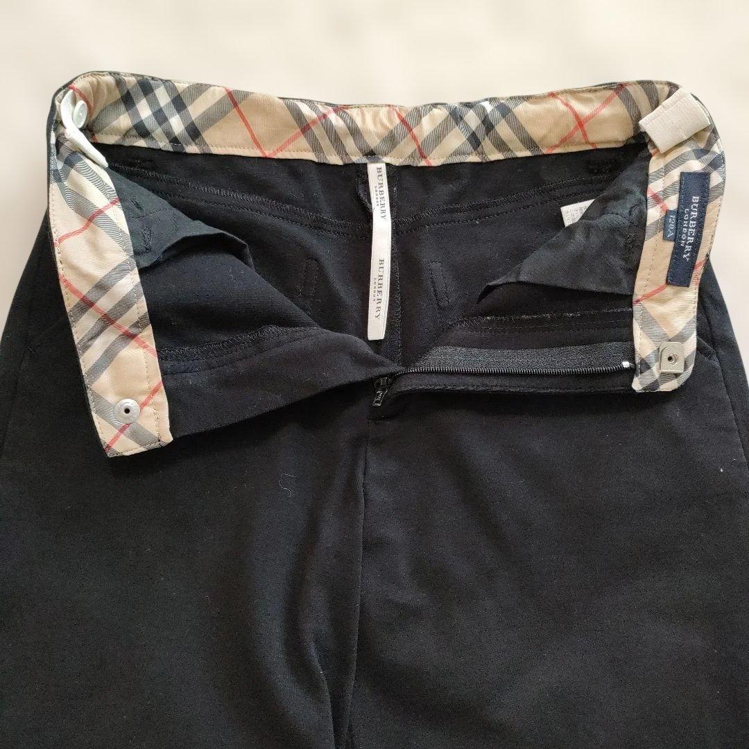 バーバリー フォーマルスーツ 120 卒園式 入学式 ノバチェック 黒