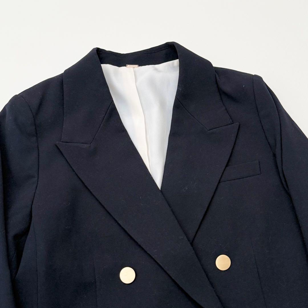 25年モデル MilaOwen金釦ダブルブレストブレザー