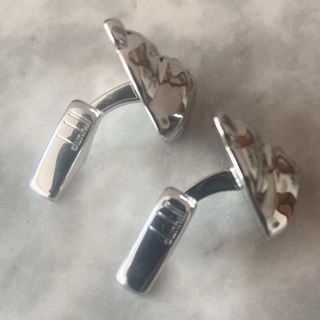 ⭐️新品⭐️ Dunhill ブルドッグカフリンクス シルバー
