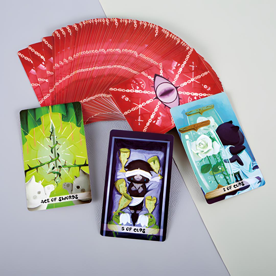 【正規品タロットカード】ネコだらけ✨可愛くファンタジーな猫たちの王国のタロット