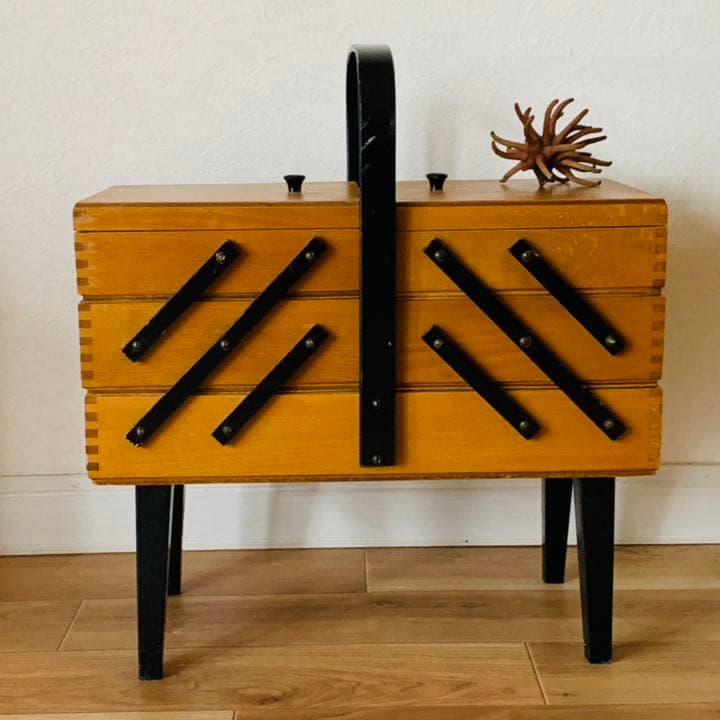 専用★ヴィンテージ★ソーイングボックス