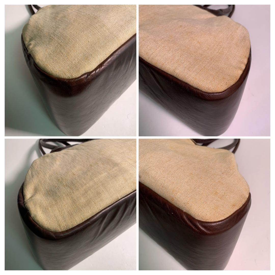 Jas m.b. 帆布 レザー ボストンバッグ 英国製 持ち手レザー 肩掛け可