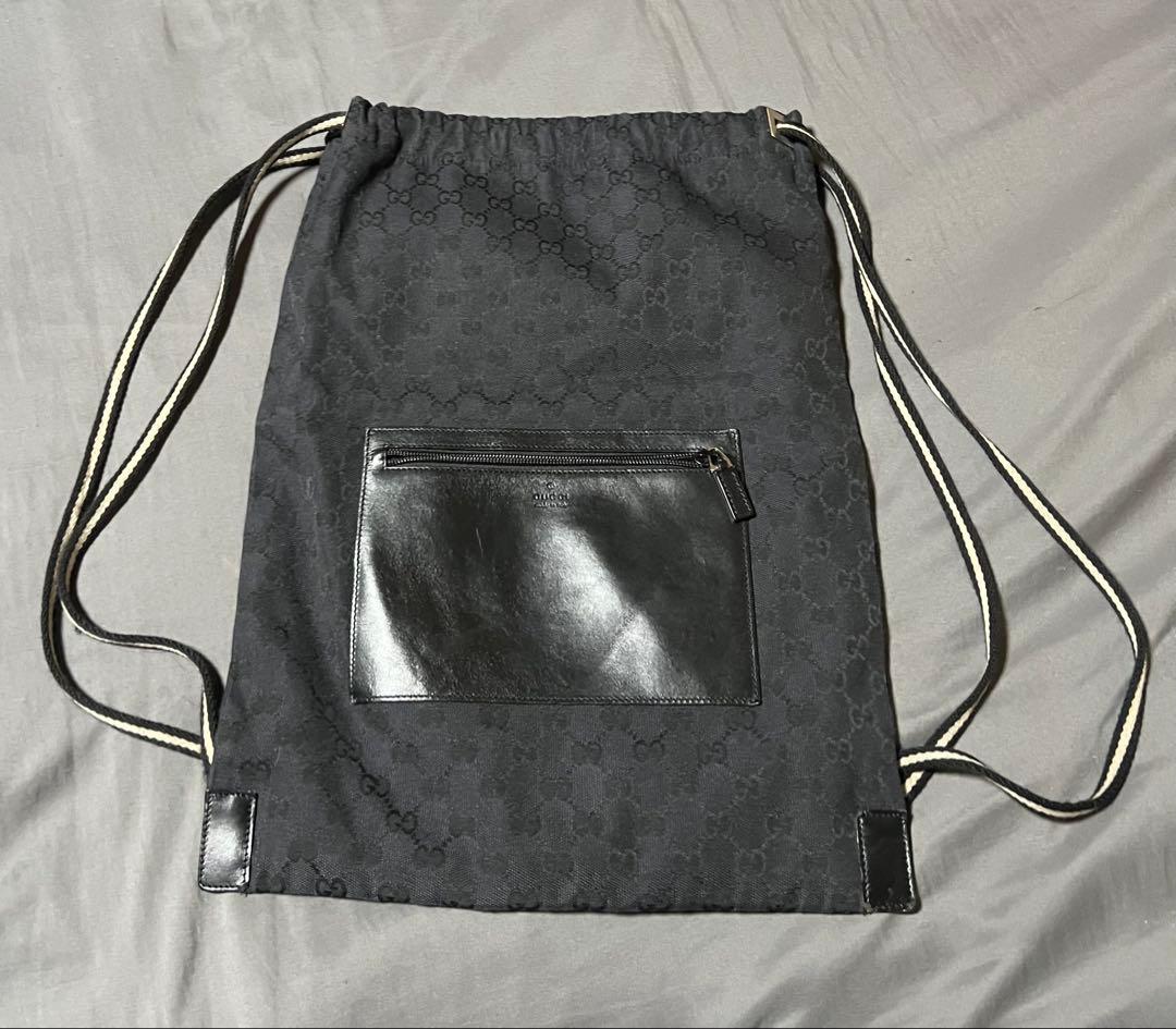 GGキャンバス シェリーライン ドローストリング バックパック