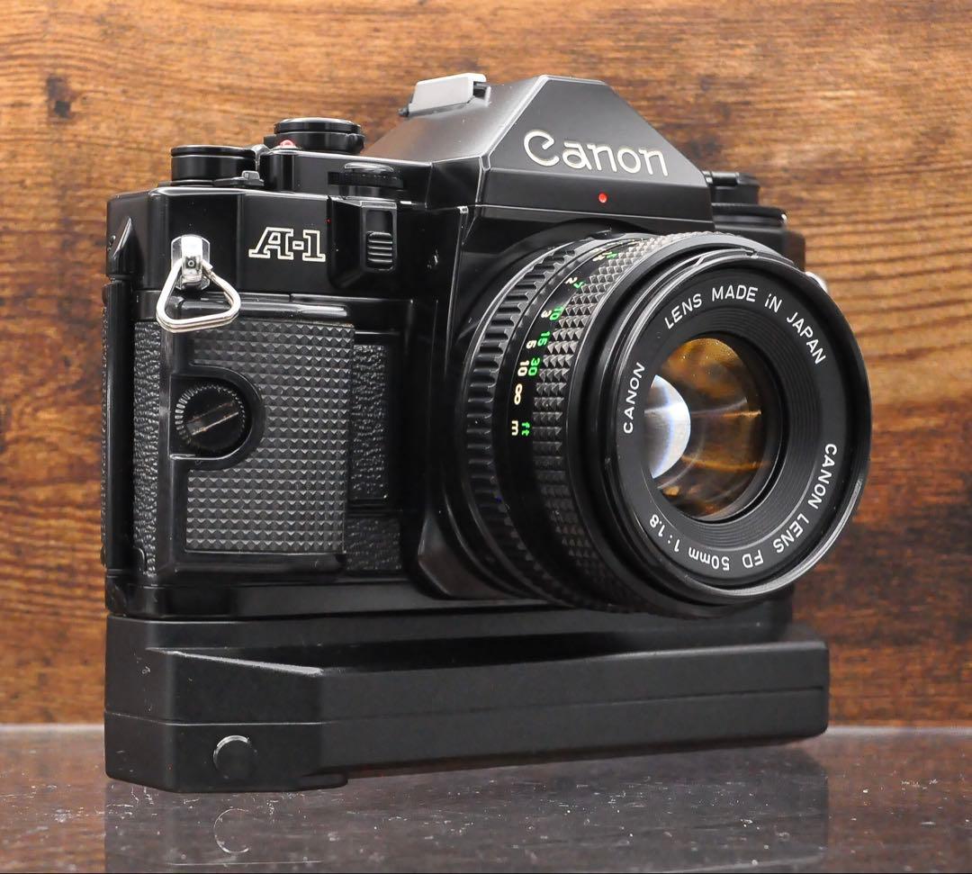 フイルムカメラCanon A-1 FD 50mm f/1.8 動作品