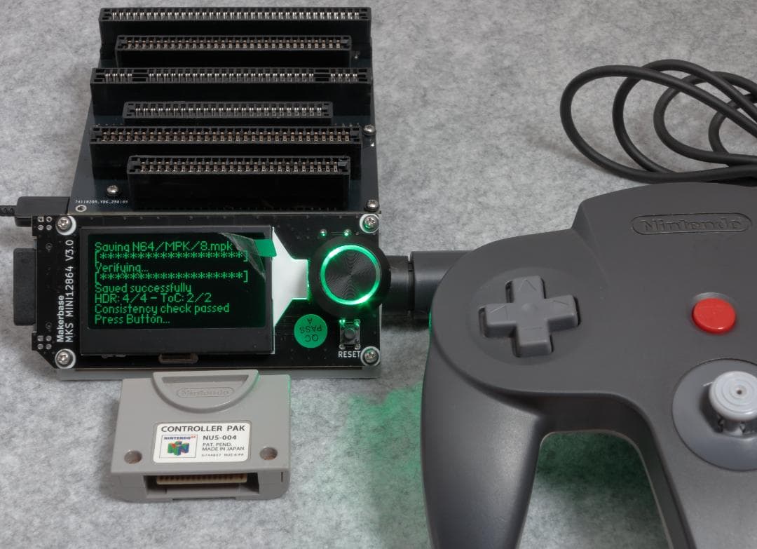 CartReader V5 （Vselect N64コントローラ SA1対応）