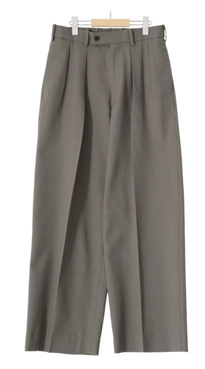 スーツ MARKAWARE DOUBLE PLEATED TROUSERS