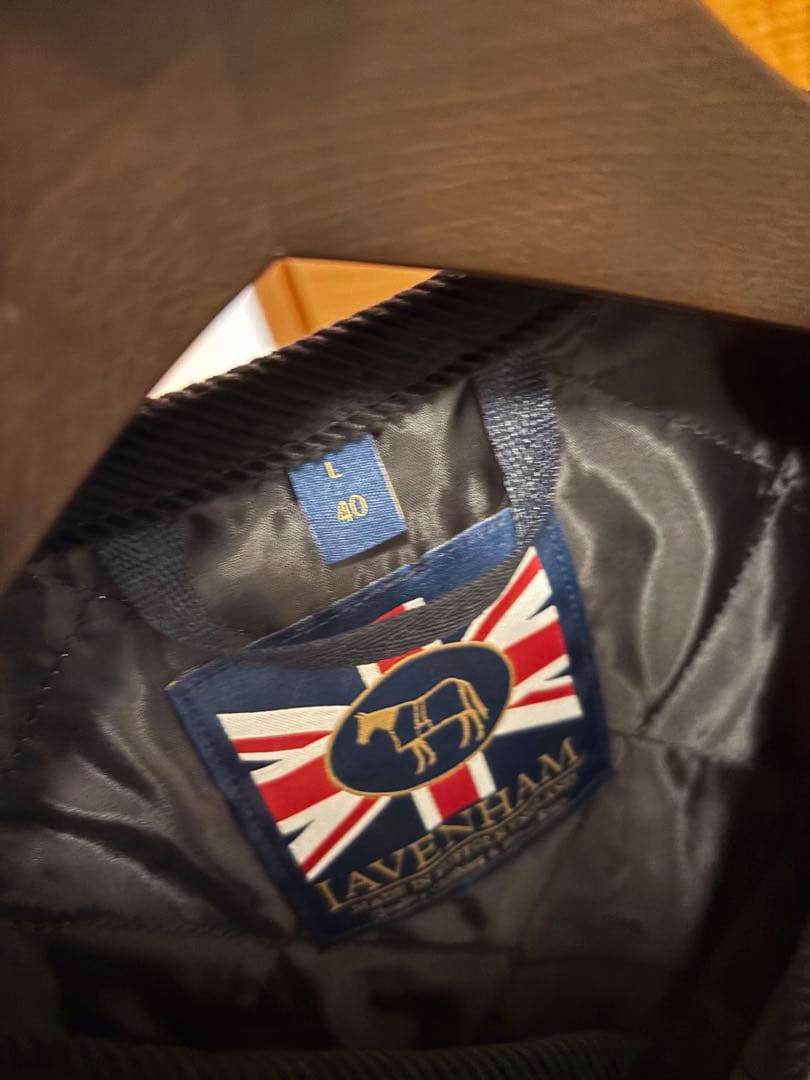 【未使用】LAVENHAM アンワディッド ソーンハム メンズ Lサイズ