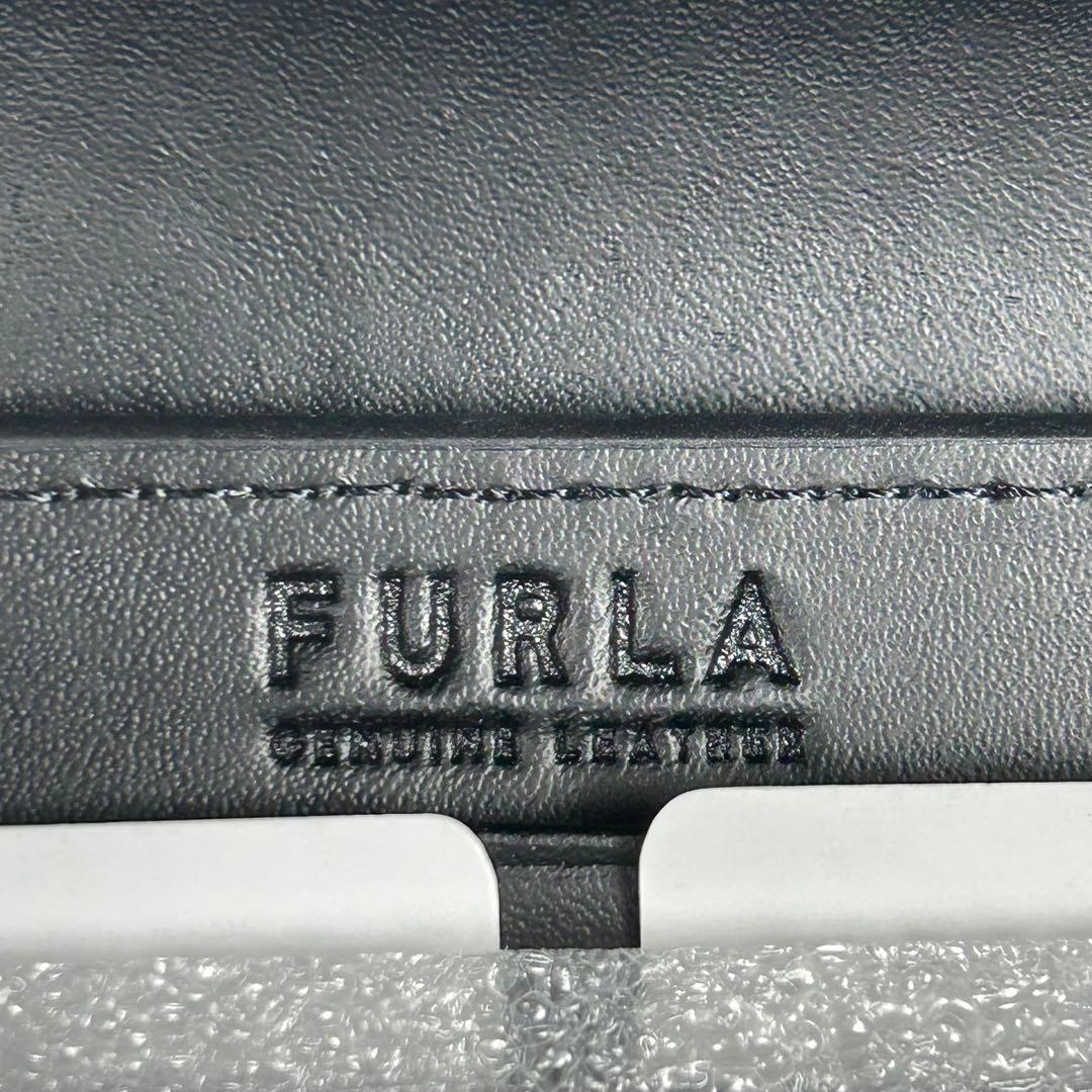 ✨新品未使用✨フルラ　長財布　ヴィラ　黒　本革