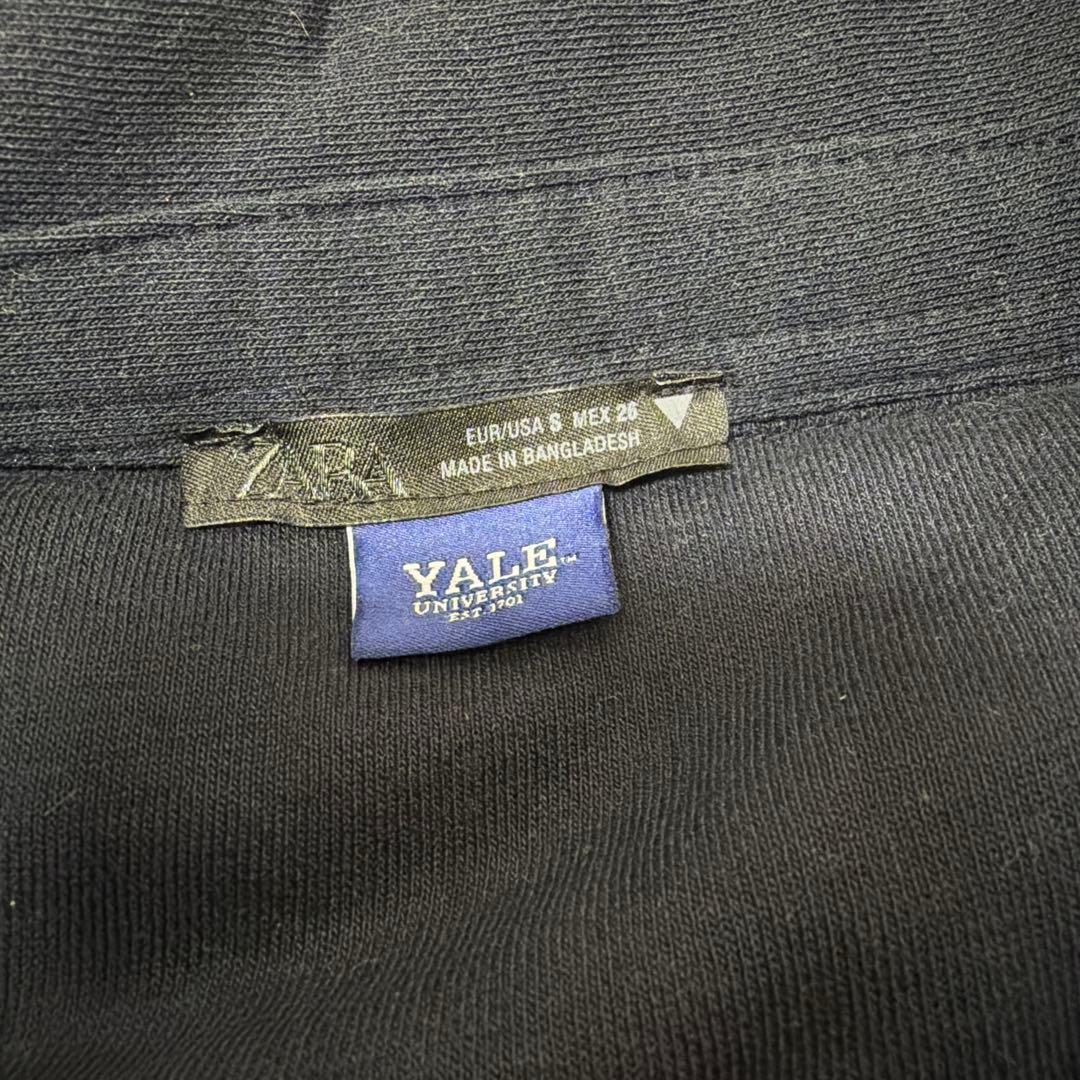 ZARA 完売品 Yale キルティングジャケット Sサイズ 美品　スタジャン