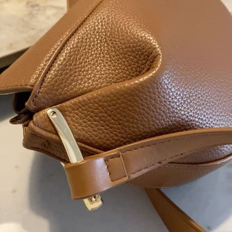 Polene ポレーヌ tonca トンカ キャメル ブラウン ショルダーバッグ