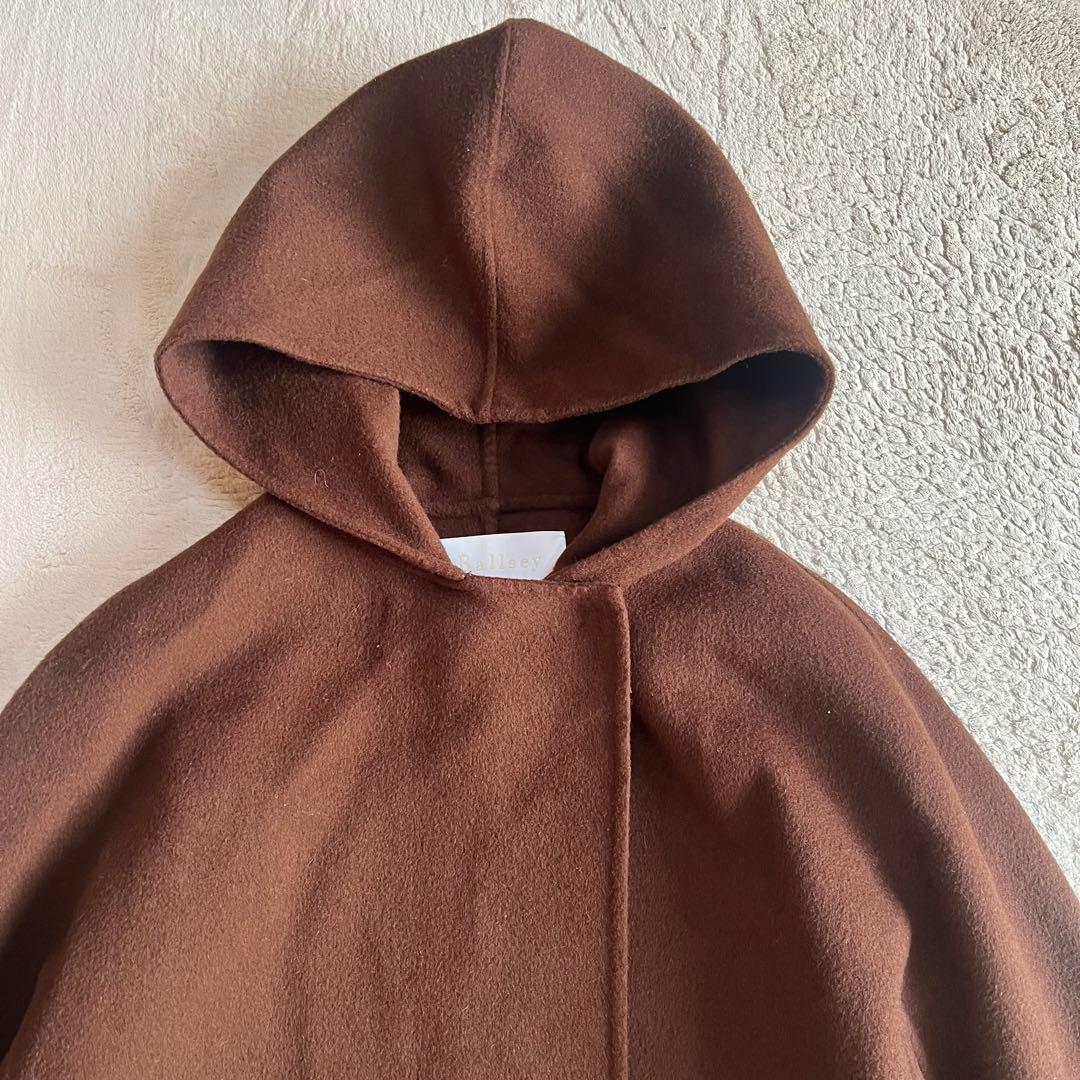 極美品✨ボールジィ プレミアムウールリバーデッドショートコート ブラウン S