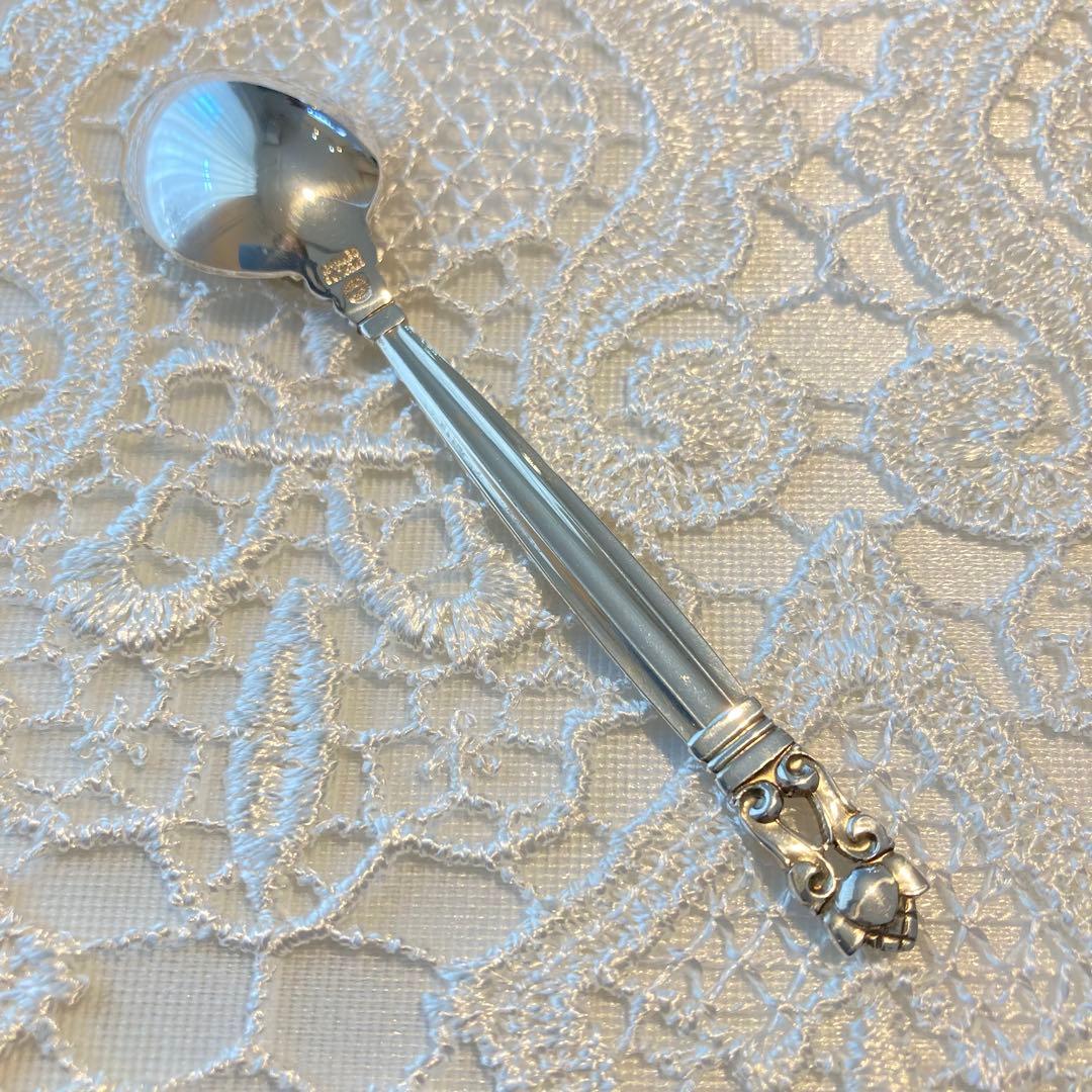 14 ジョージジェンセン　エコーン　モカスプーン6本セット