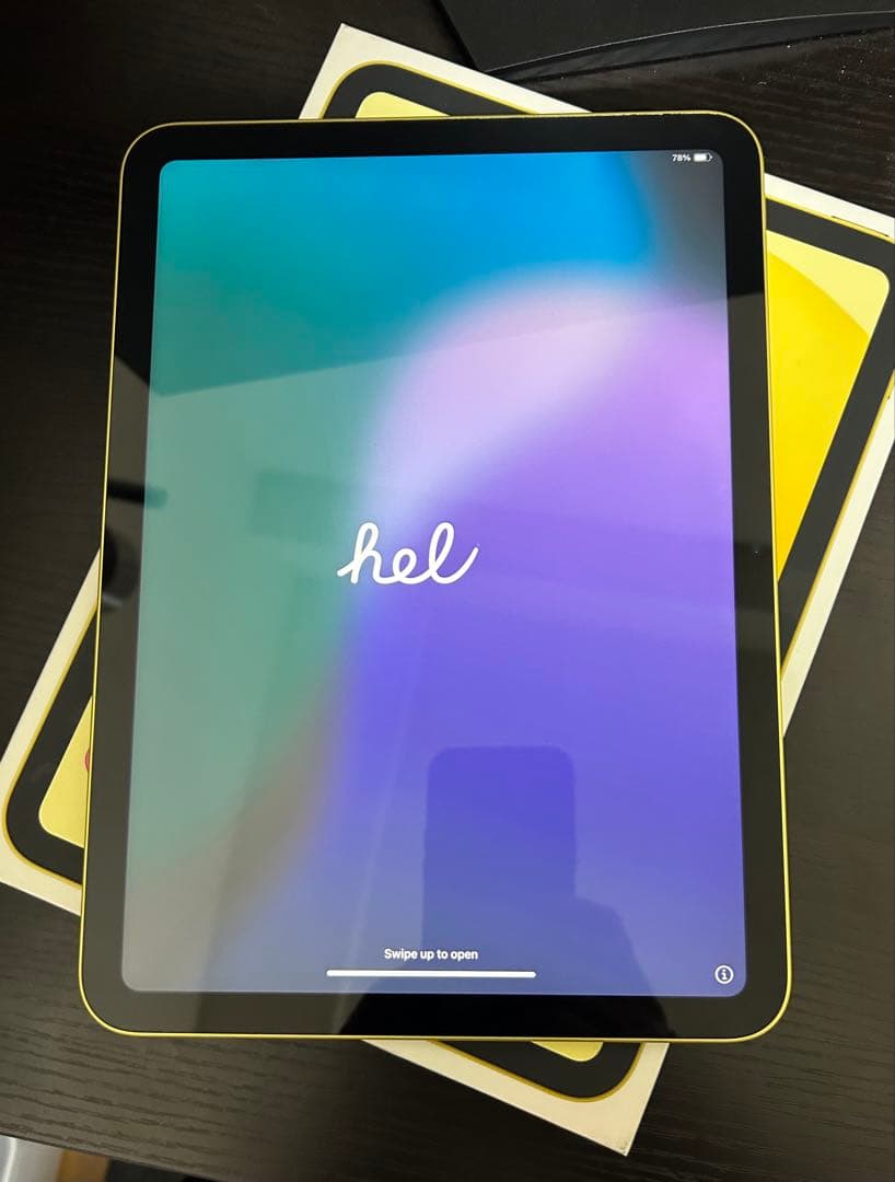 【超美品】iPad (A16) 128GB Wi-Fi イエロー