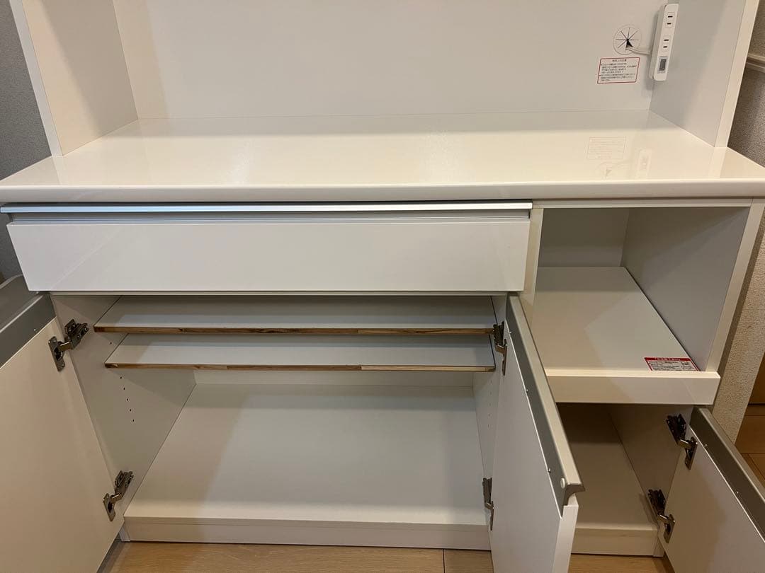 キッチンボード　レジューム120-2TF-H WH【ぴぴちゃん専用】直接引き渡し