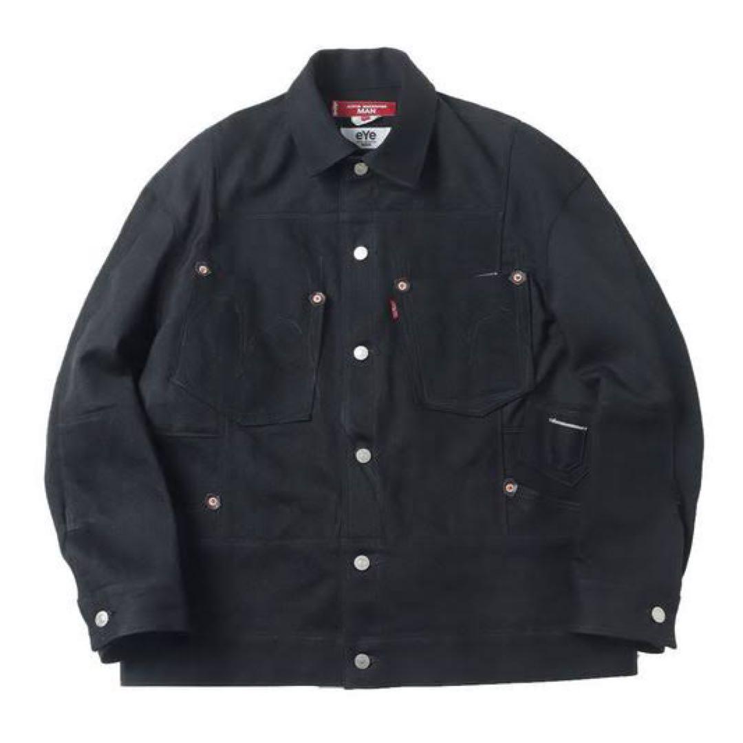 ジュンヤワタナベ　ギャルソン　Levi's ブラック デニムジャケット