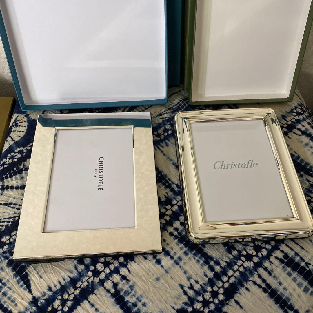 クリストフル　フォトフレーム　２個　CHRISTOFLE