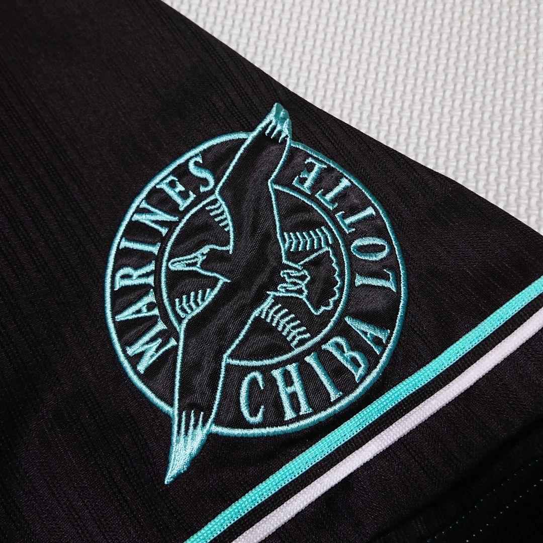 ■千葉ロッテマリーンズ 2021 ブラックサマー 鈴木昭汰 ユニフォーム 黒緑L