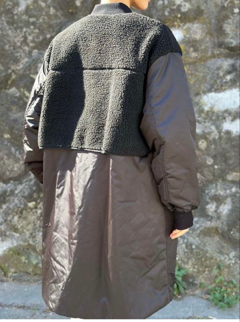 最終値下げ新品Dignite collier ディニテコリエのMA1ボアコート