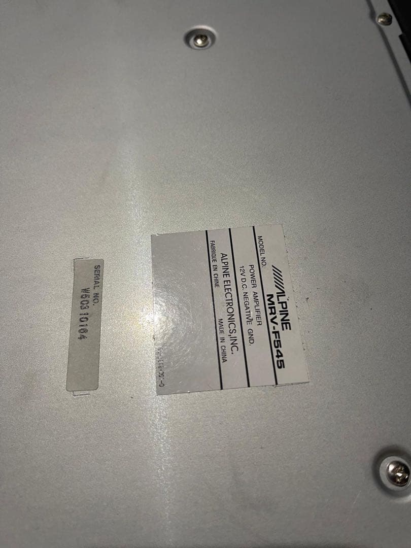 カーオーディオ ALPINE MRV-F545