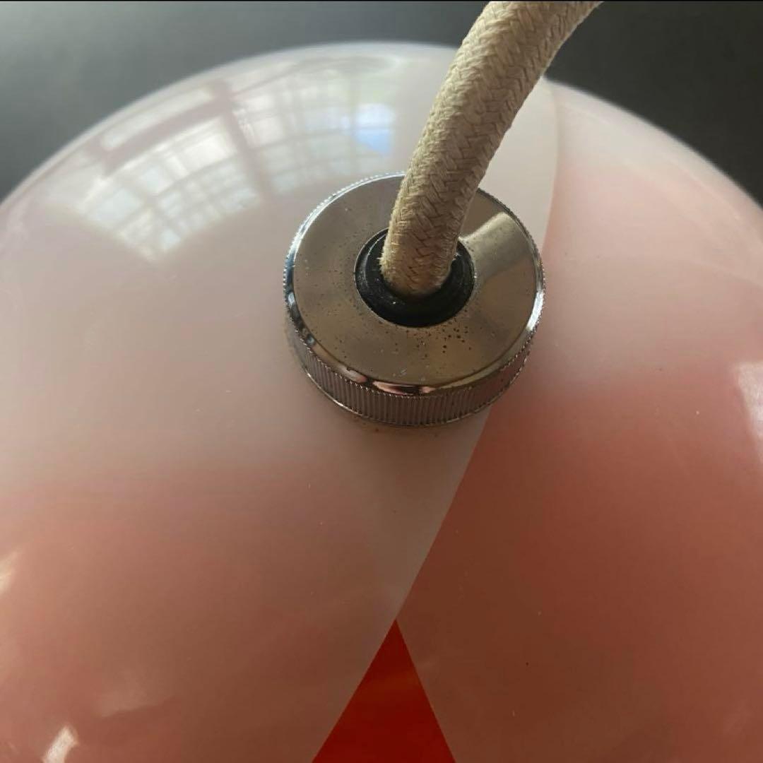 昭和レトロ　チューリップライト　当時物　ペンダントライト　レトロポップ