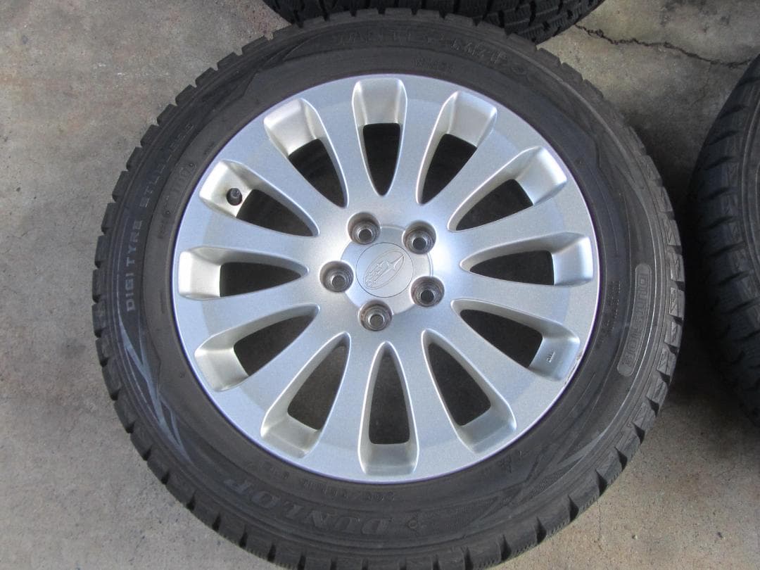 スバル純正　205/55R16　スタッドレス　ダンロップ　インプレッサ　レガシィ