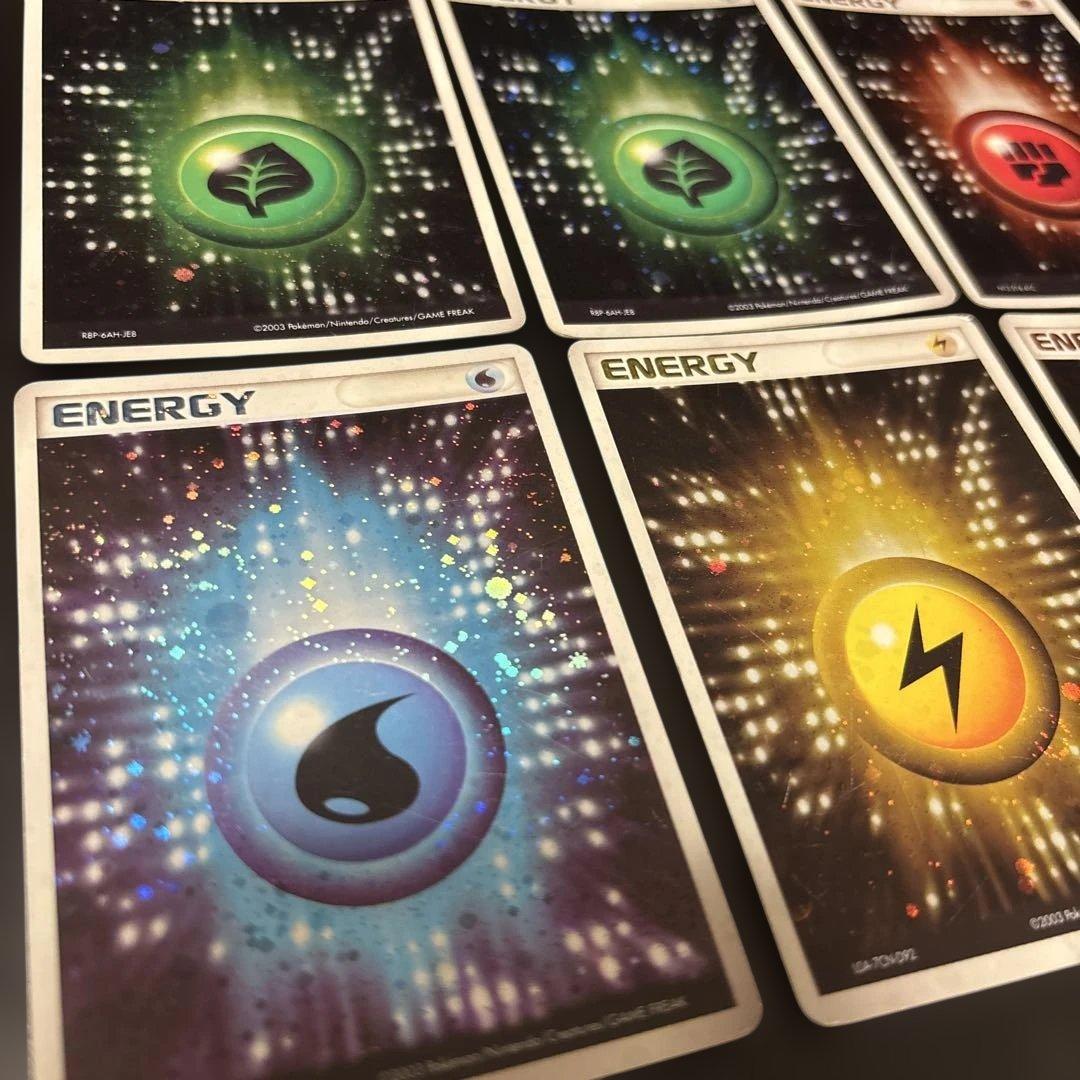 ポケモンカード　エネルギーカード　2003年　8枚セット