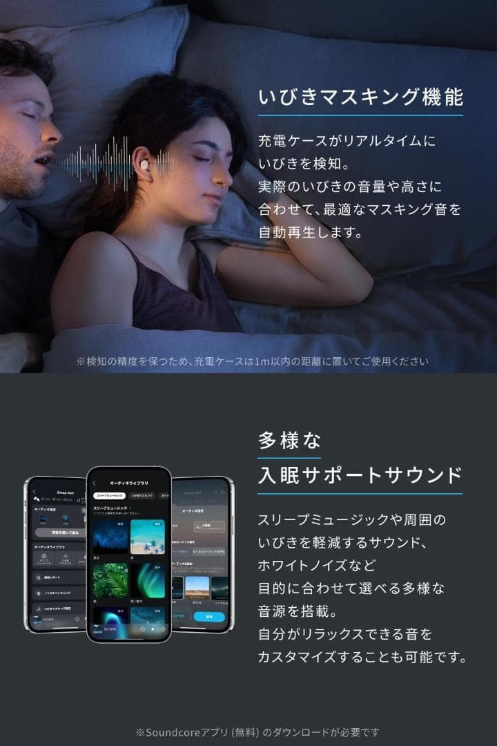 9/25発売　最新型　Anker Soundcore Sleep A30