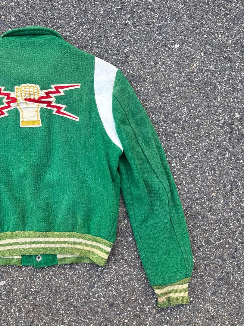 ば*ん様 60s スタジャン vintage USA製 刺繍