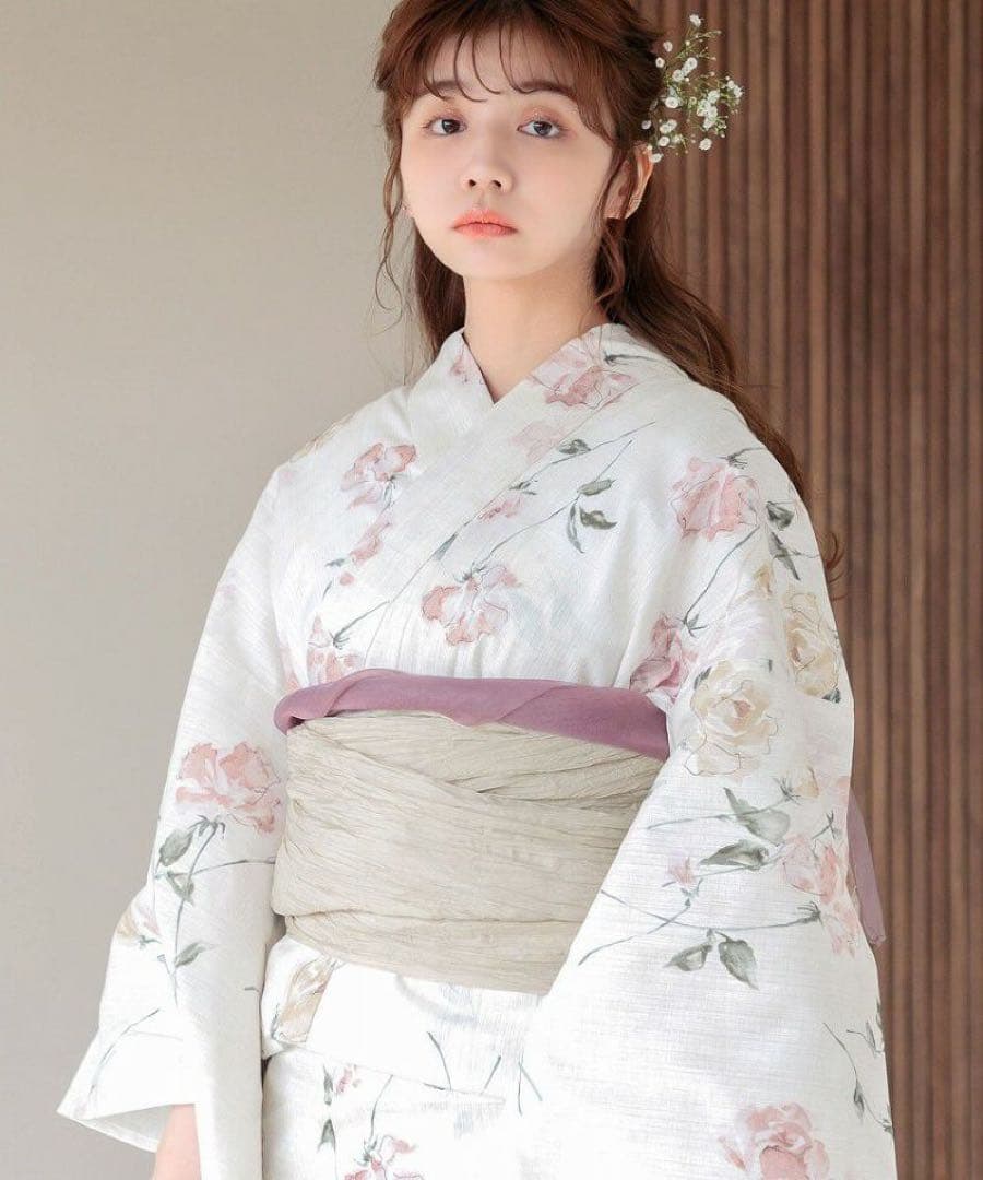 Dita 浴衣 【桜花色の浮世花】
