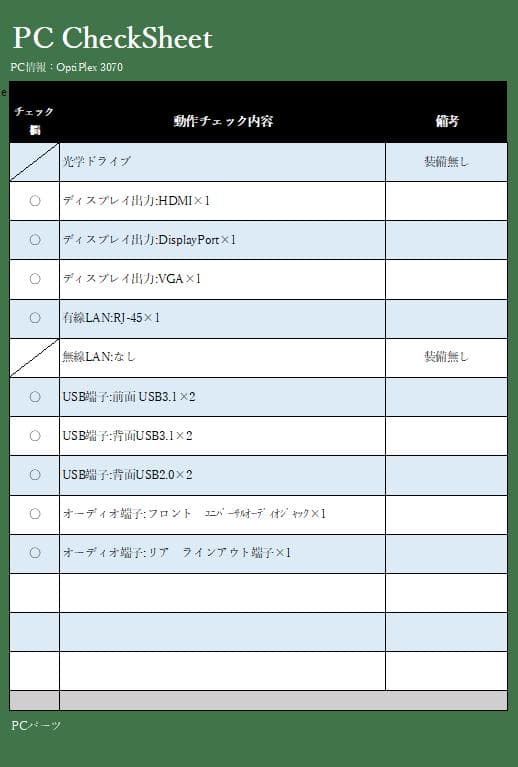 Dell OptiPlex コンパクトデスクトップPC