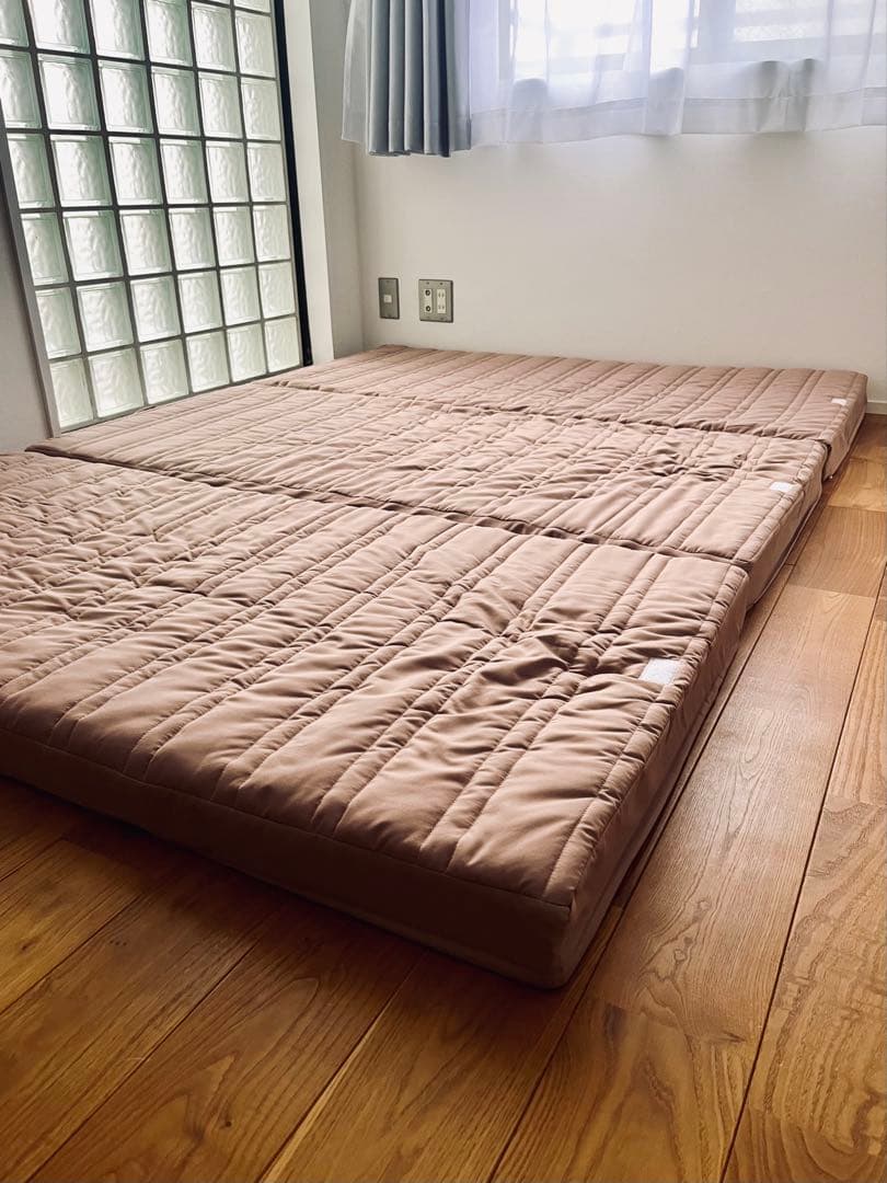 専用／折りたたみマットレス ダブル 川の字寝 ファミリー Achilles