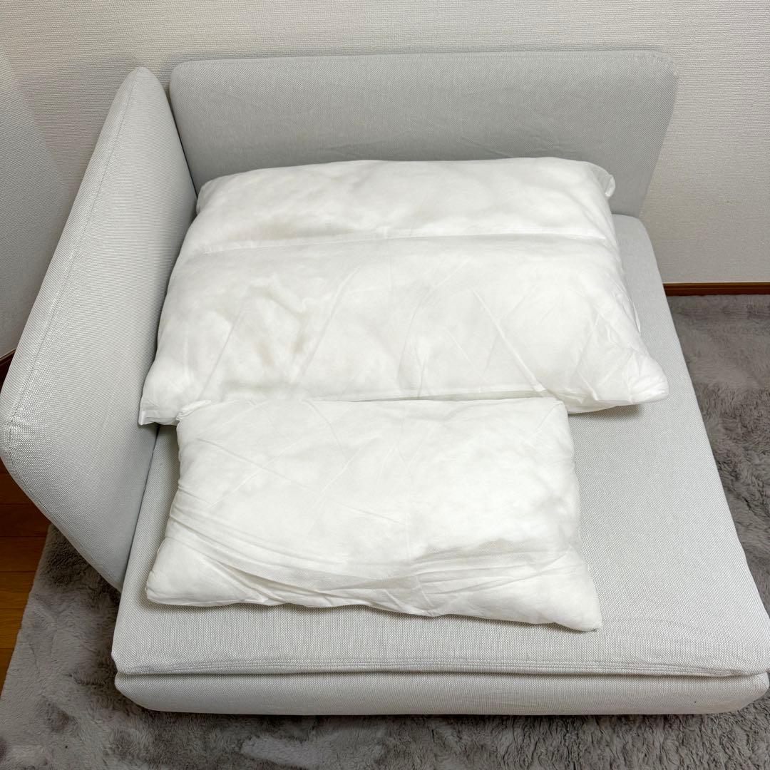 【ぬぅぬぅ】IKEA ソーデルハムン 1人掛け コーナーソファ ホワイト