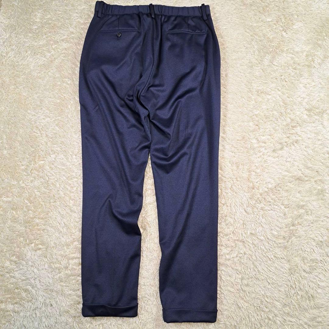 極美品　高ストレッチ　エディフィス　イージーパンツ　　ネイビー　セットアップ
