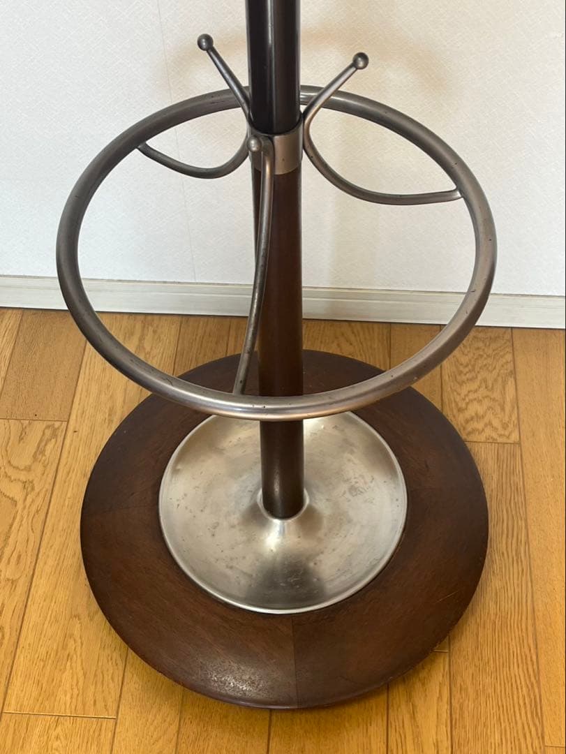 希少 高級家具 ヴィンテージ オールド マルニ 回転式帽子掛け ポールハンガー