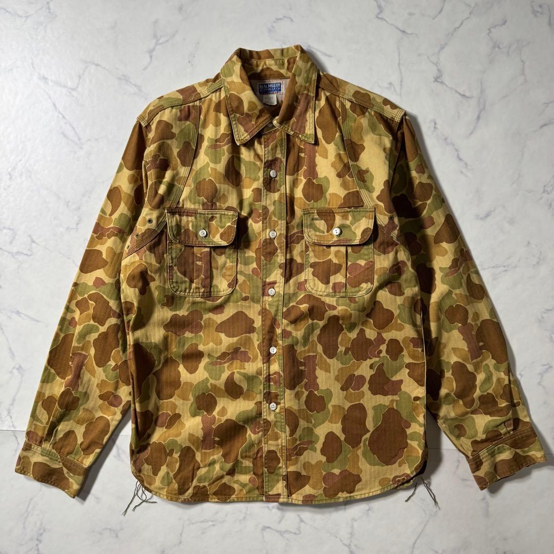 【美品】旧リアルマッコイズ　メディカルシャツ　ダックハンター　ミリタリー　迷彩柄