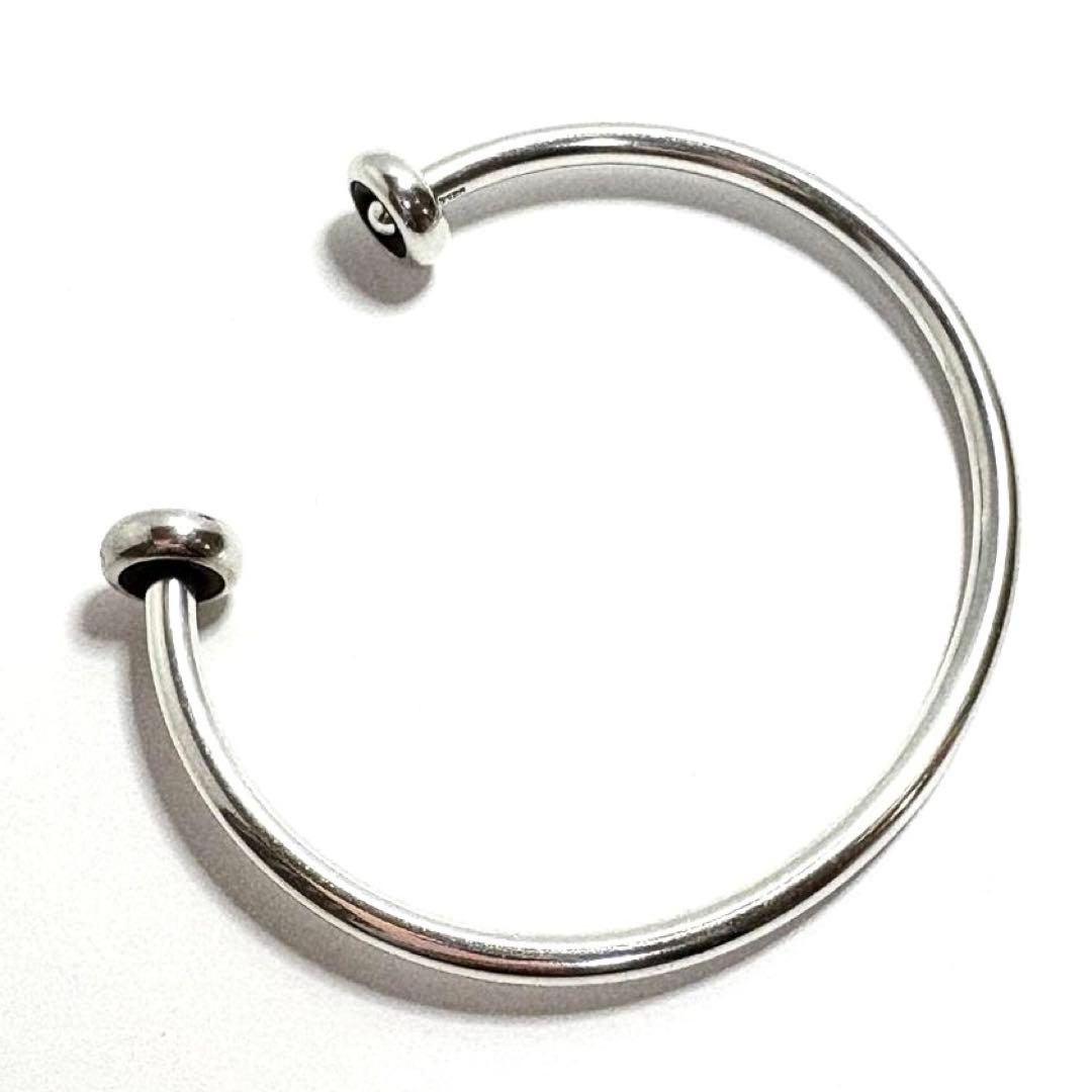 トロールビーズ　シルバーバングルXS＋スペーサー2個セット　925