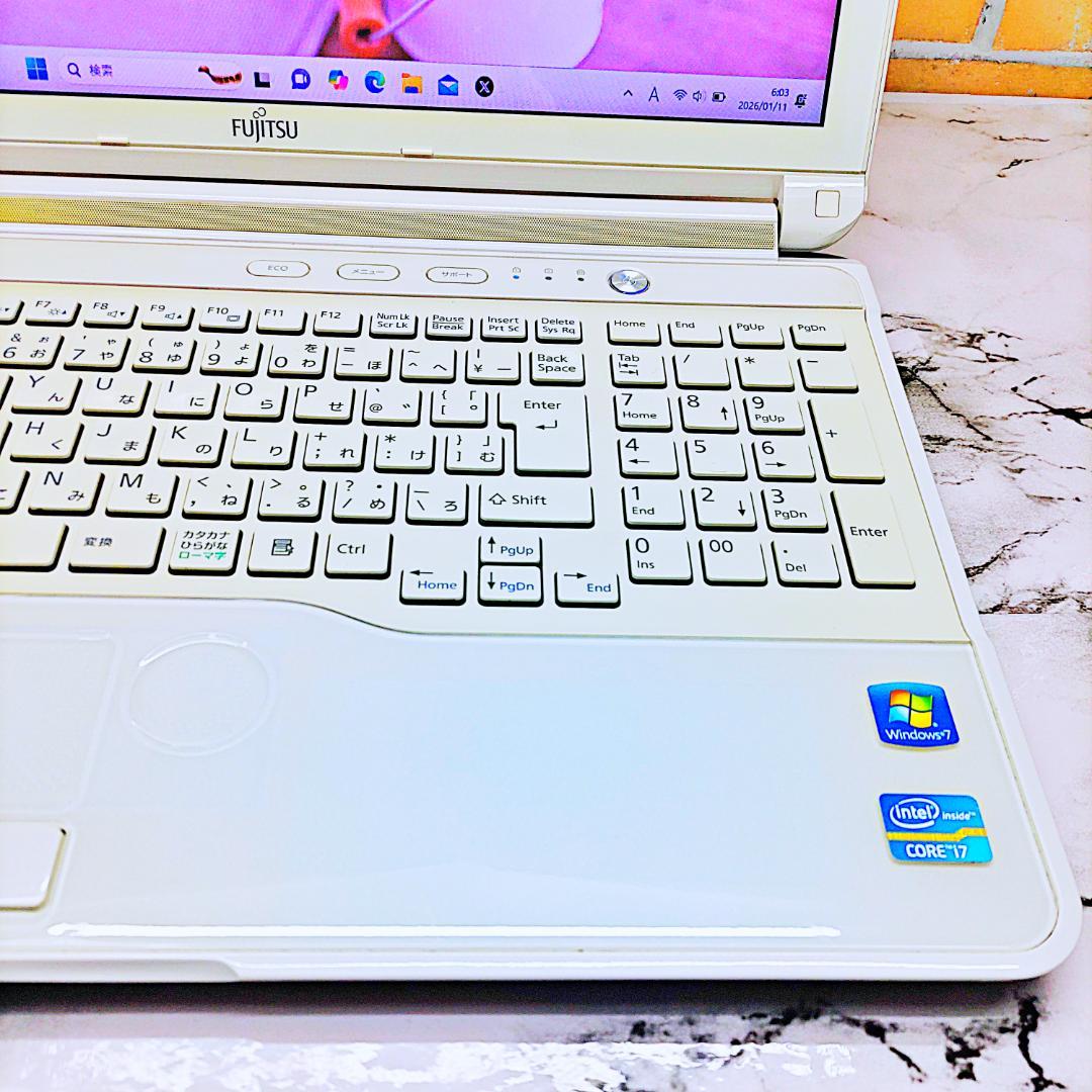 初心者さん向け簡単ノートパソコン❤️爆速SSD❤️メモリ8G✨ハイスぺPC☘️