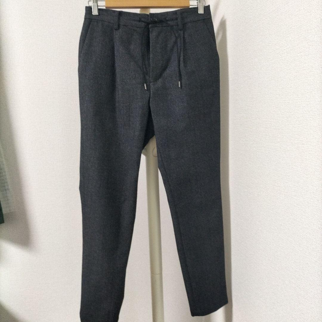 ジュンハシモト　ナノライブラリー　グレー　ウール混紡 シングルブレストスーツ