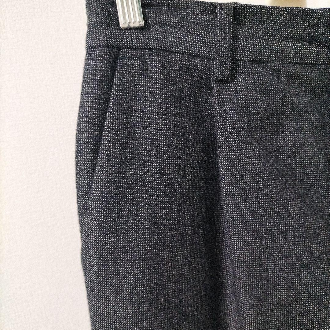 ジュンハシモト　ナノライブラリー　グレー　ウール混紡 シングルブレストスーツ