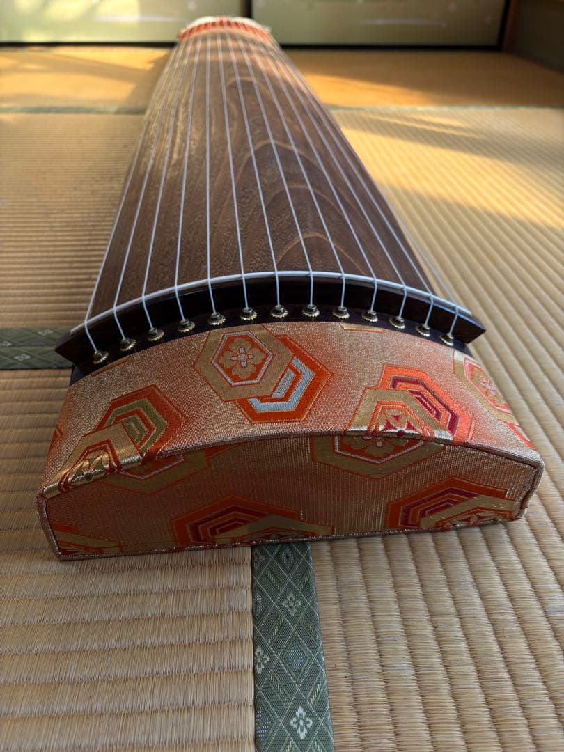 木製 13弦琴 バチ付き