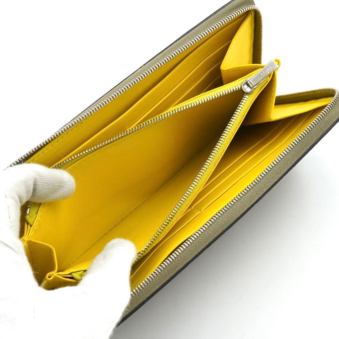 ✨未使用展示品✨　CELINE 長財布　ラージジップドウォレット　カーフスキン