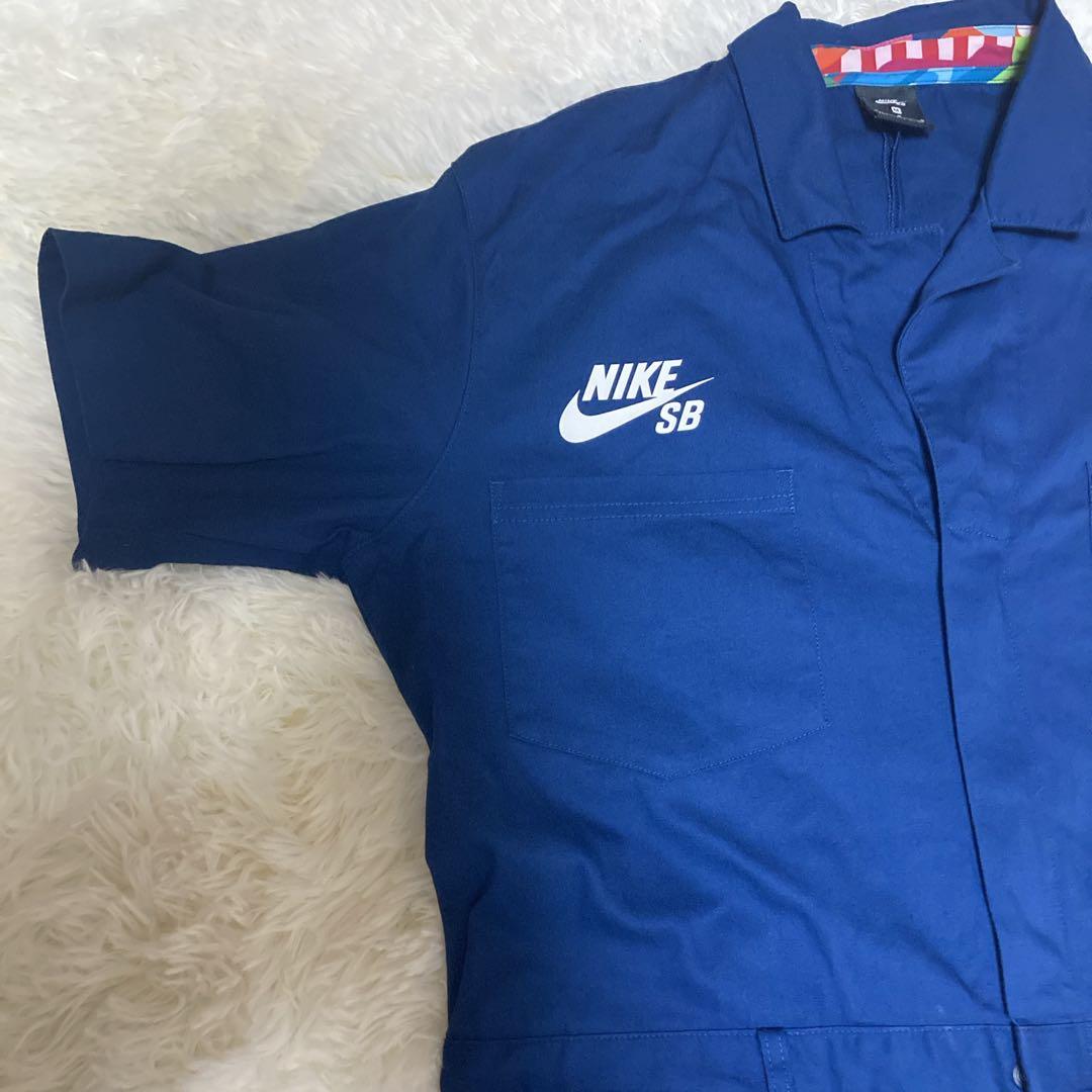 極美品✨️ Nike SB ネイビー ツナギ ジャンプスーツ Mサイズ USA