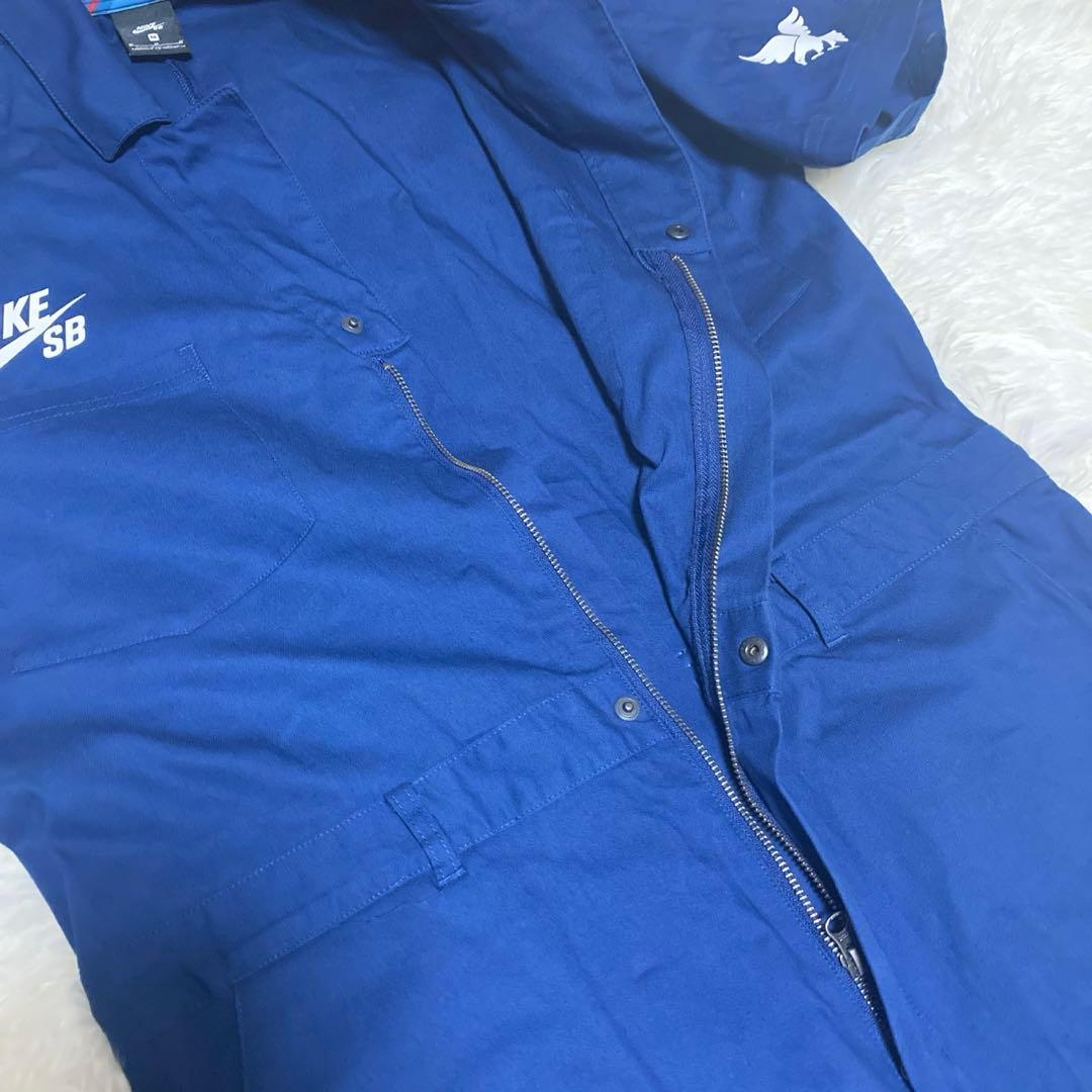 極美品✨️ Nike SB ネイビー ツナギ ジャンプスーツ Mサイズ USA