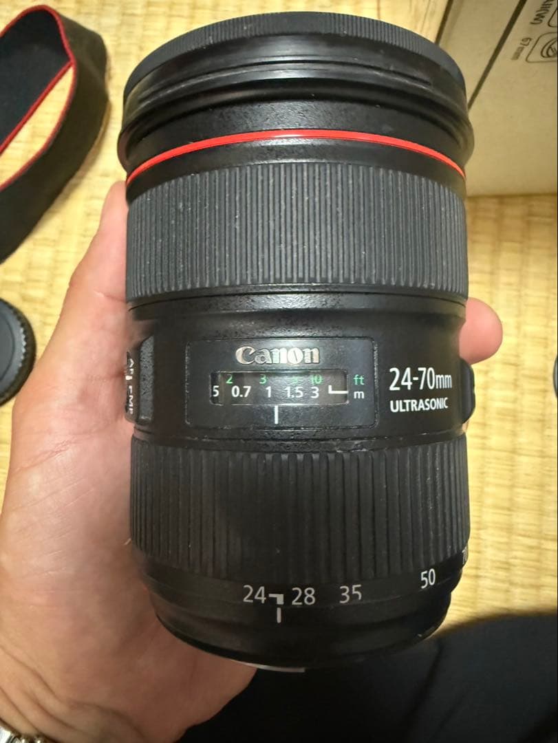 Canon 24-70mm ULTRASONICレンズ